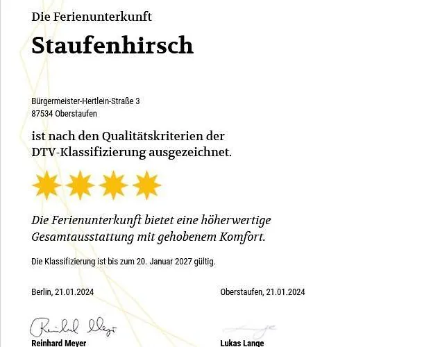 아파트 Staufenhirsch Mit *