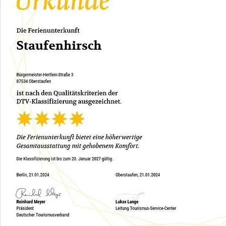 Lejlighed Staufenhirsch Mit *